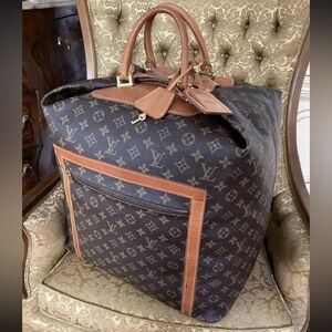 Louis Vuitton Monogram Vintage Steamer Monogram Canvas Weekend Luggage Bag